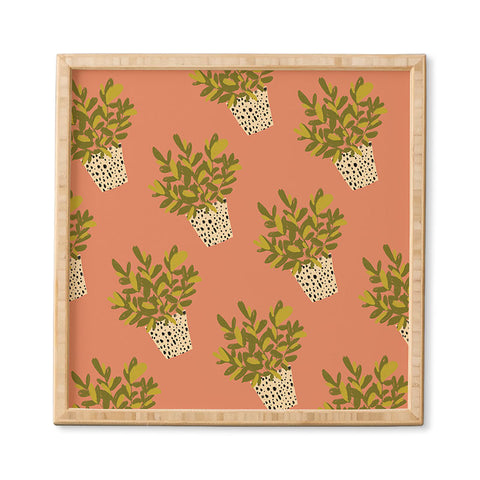 justin shiels Im Really into Plants Now Framed Wall Art