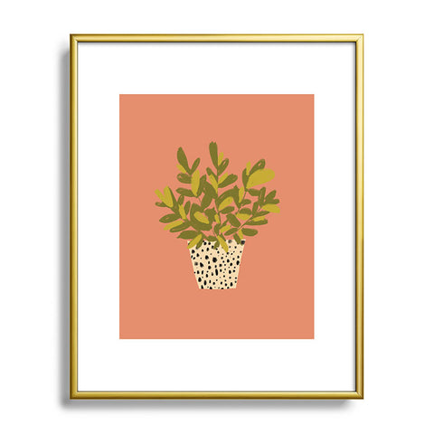 justin shiels Im Really into Plants Now Metal Framed Art Print