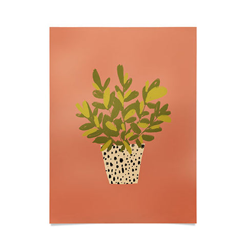 justin shiels Im Really into Plants Now Poster