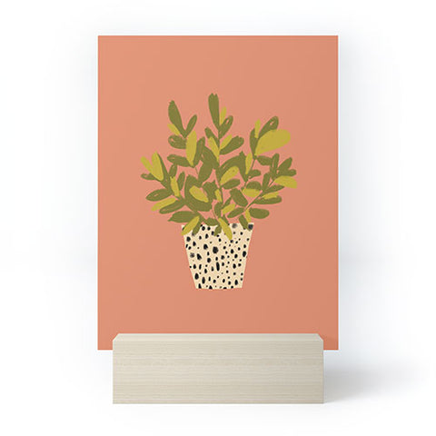 justin shiels Im Really into Plants Now Mini Art Print