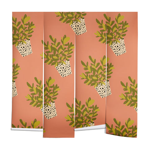 justin shiels Im Really into Plants Now Wall Mural