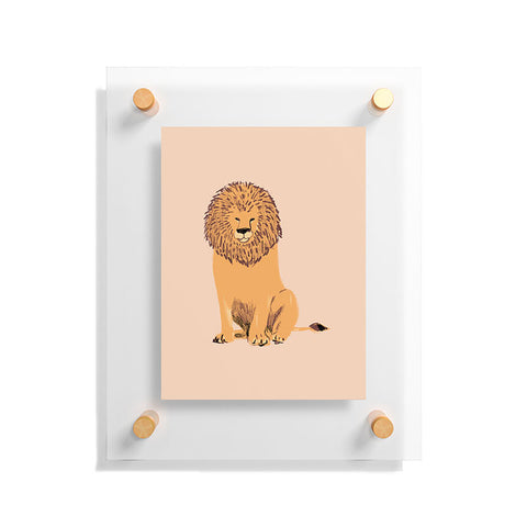 justin shiels Lions Mane Floating Acrylic Print