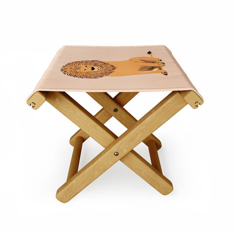 justin shiels Lions Mane Folding Stool