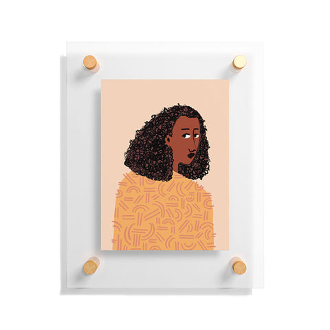 justin shiels No Backwards Steps Floating Acrylic Print