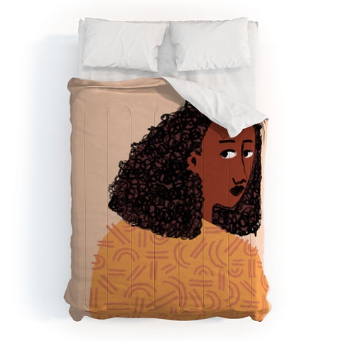 justin shiels No Backwards Steps Comforter