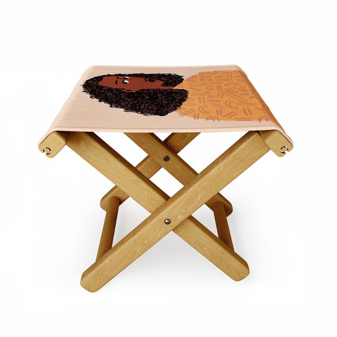 justin shiels No Backwards Steps Folding Stool