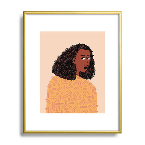 justin shiels No Backwards Steps Metal Framed Art Print