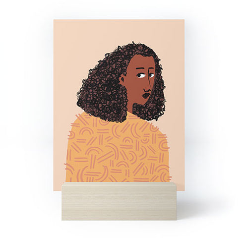 justin shiels No Backwards Steps Mini Art Print