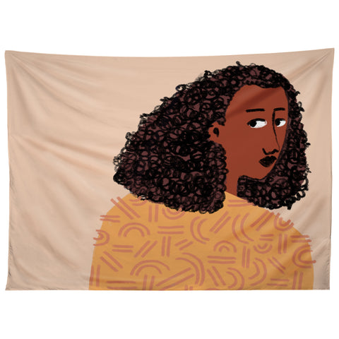 justin shiels No Backwards Steps Tapestry