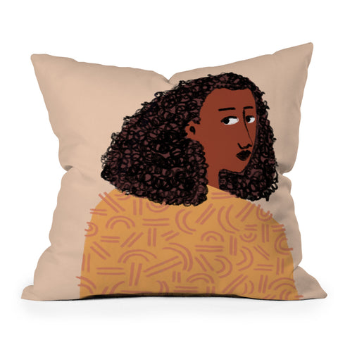 justin shiels No Backwards Steps Throw Pillow