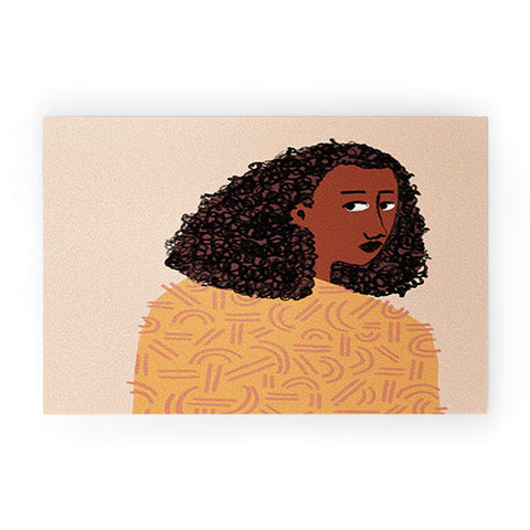 justin shiels No Backwards Steps Welcome Mat