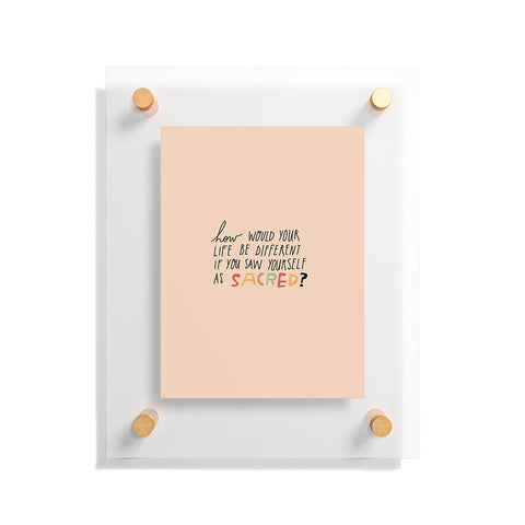 justin shiels Sacred Floating Acrylic Print