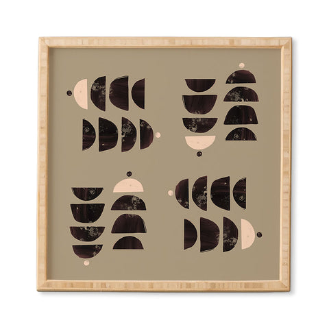 justin shiels Stacks on Stacks Framed Wall Art