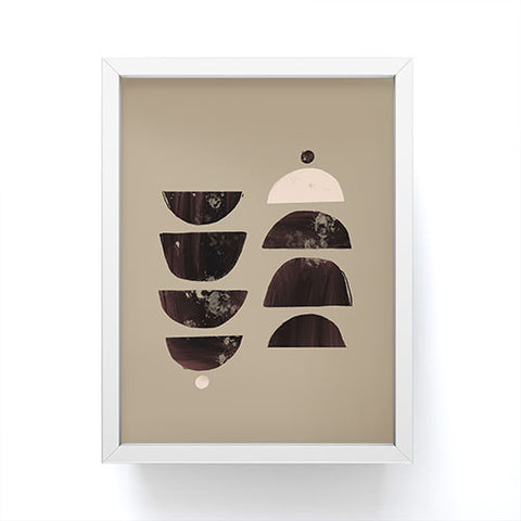 justin shiels Stacks on Stacks Framed Mini Art Print