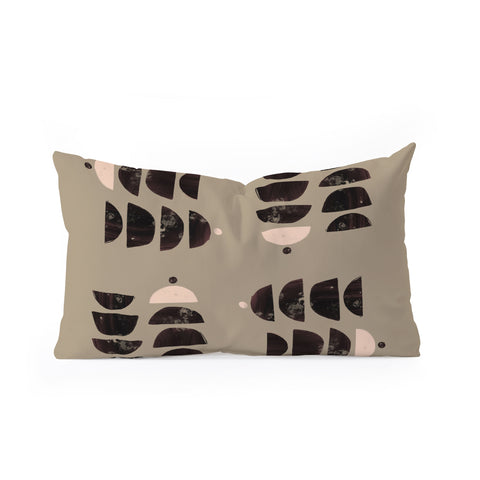 justin shiels Stacks on Stacks Oblong Throw Pillow