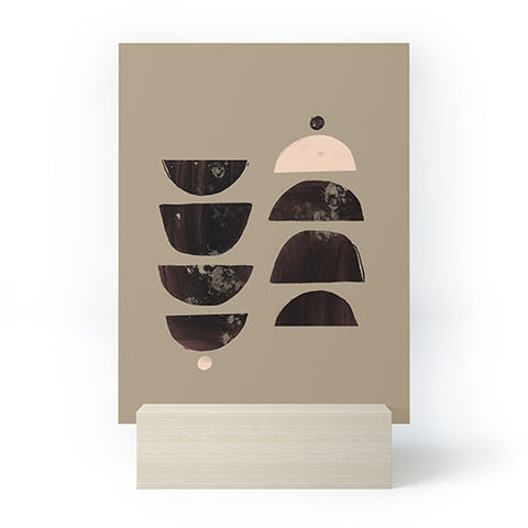 justin shiels Stacks on Stacks Mini Art Print