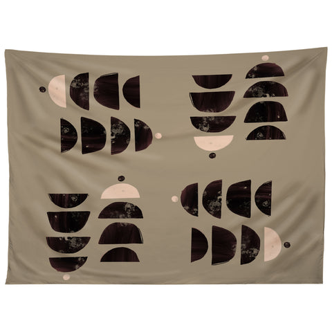 justin shiels Stacks on Stacks Tapestry