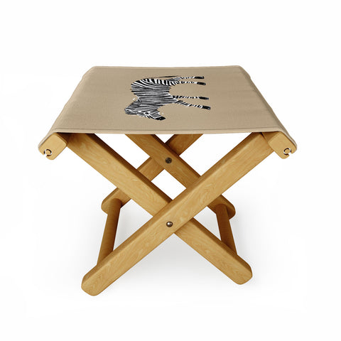 justin shiels Zebra I Folding Stool