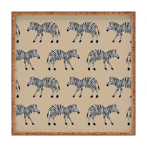justin shiels Zebra I Square Tray