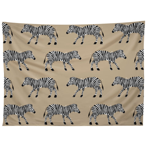 justin shiels Zebra I Tapestry