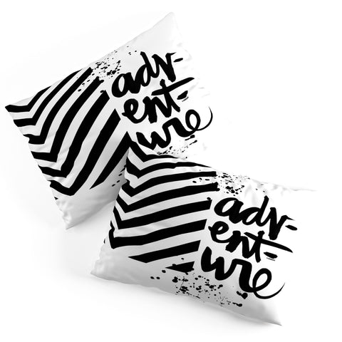 Kal Barteski ADVENTURE bw Pillow Shams