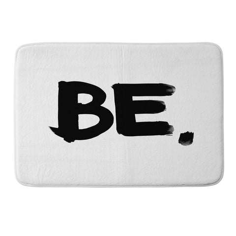 Kal Barteski BE BW Memory Foam Bath Mat