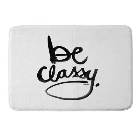 Kal Barteski Be Classy Memory Foam Bath Mat