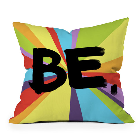 Kal Barteski BE Spectrum 2 Throw Pillow