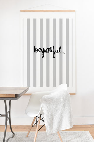 Kal Barteski beYOUtiful stripes Art Print And Hanger
