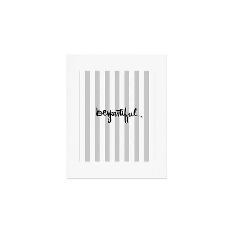Kal Barteski beYOUtiful stripes Art Print