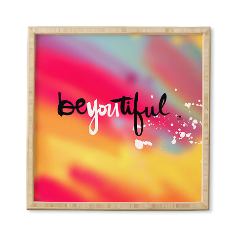 Kal Barteski beYOUtiful sunset Framed Wall Art