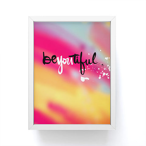 Kal Barteski beYOUtiful sunset Framed Mini Art Print