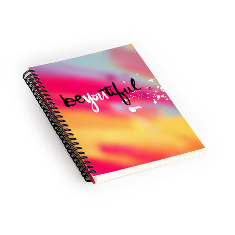 Kal Barteski beYOUtiful sunset Spiral Notebook