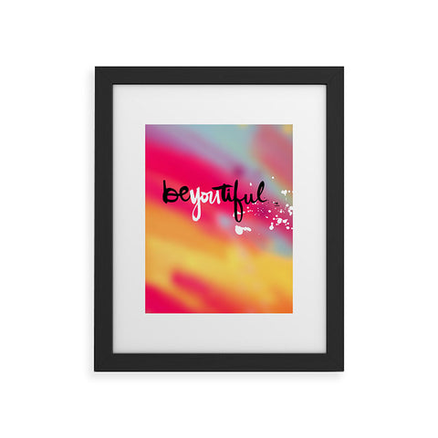 Kal Barteski beYOUtiful sunset Framed Art Print