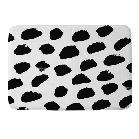 Kal Barteski BIG DOTS Memory Foam Bath Mat