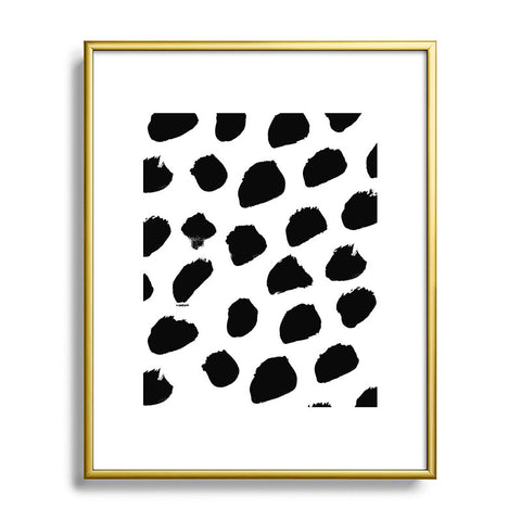 Kal Barteski BIG DOTS Metal Framed Art Print