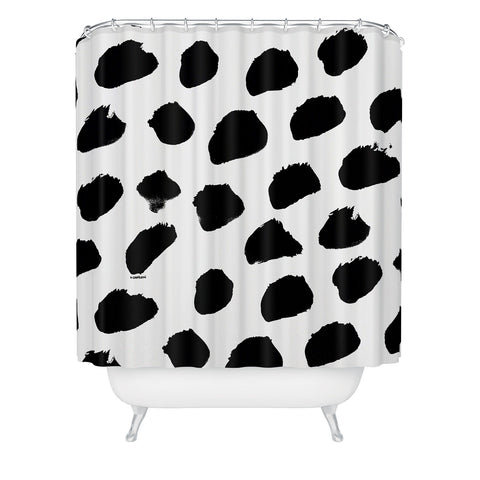 Kal Barteski BIG DOTS Shower Curtain