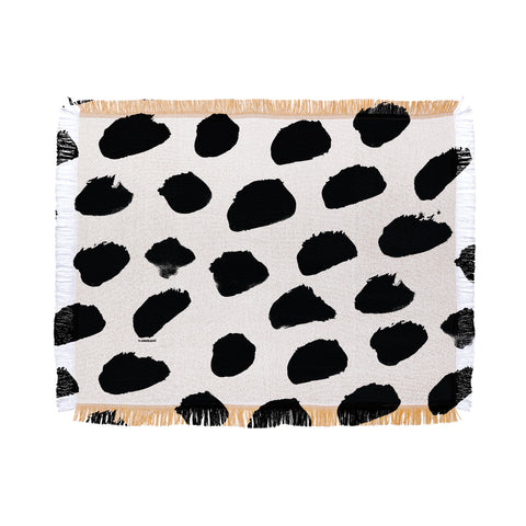 Kal Barteski BIG DOTS Throw Blanket