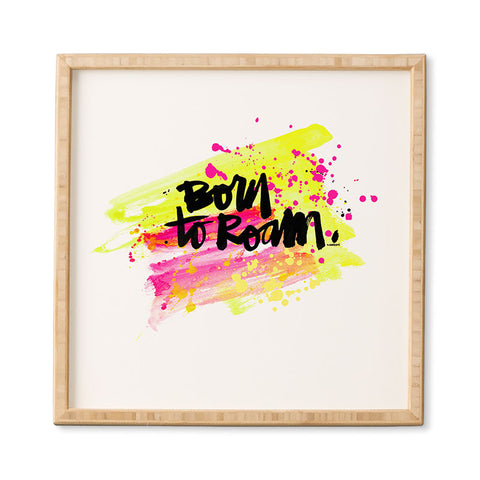 Kal Barteski BORN TO ROAM Framed Wall Art