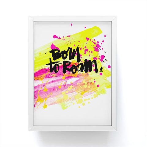 Kal Barteski BORN TO ROAM Framed Mini Art Print