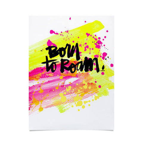 Kal Barteski BORN TO ROAM Poster