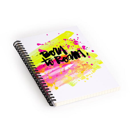 Kal Barteski BORN TO ROAM Spiral Notebook