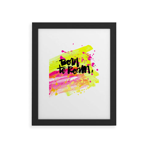 Kal Barteski BORN TO ROAM Framed Art Print
