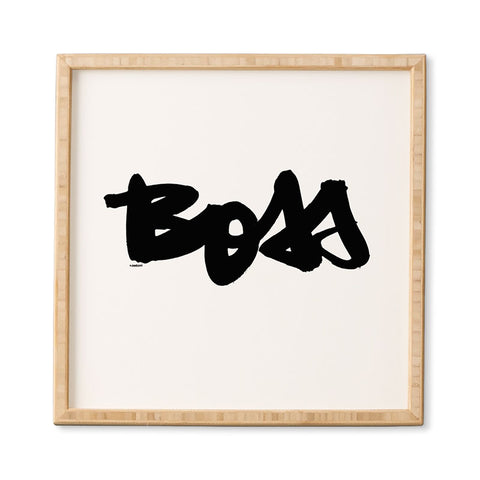 Kal Barteski BOSS Framed Wall Art