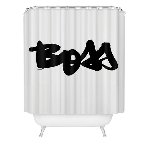 Kal Barteski BOSS Shower Curtain