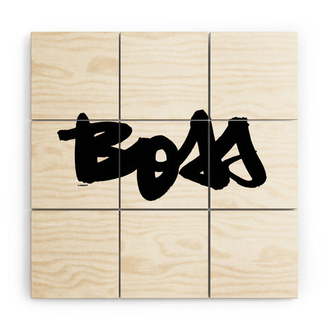 Kal Barteski BOSS Wood Wall Mural