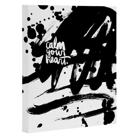 Kal Barteski CALM YOUR HEART Art Canvas