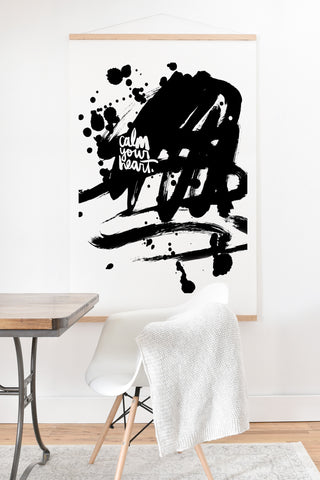 Kal Barteski CALM YOUR HEART Art Print And Hanger