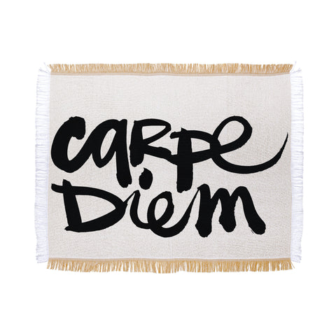 Kal Barteski Carpe Diem Throw Blanket