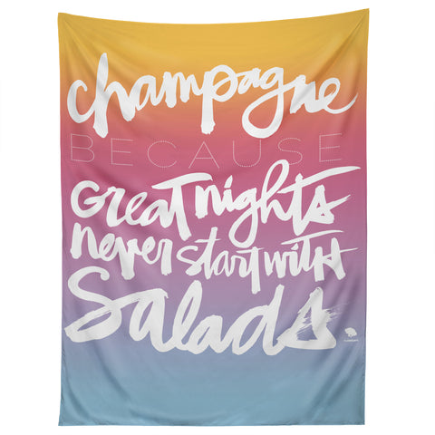 Kal Barteski CHAMPAGNE sunset Tapestry
